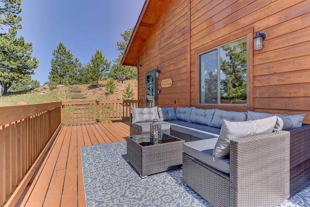 קריפל קריק Monarch Landing, A Cozy Cabin W/360 Mountain Views מראה חיצוני תמונה